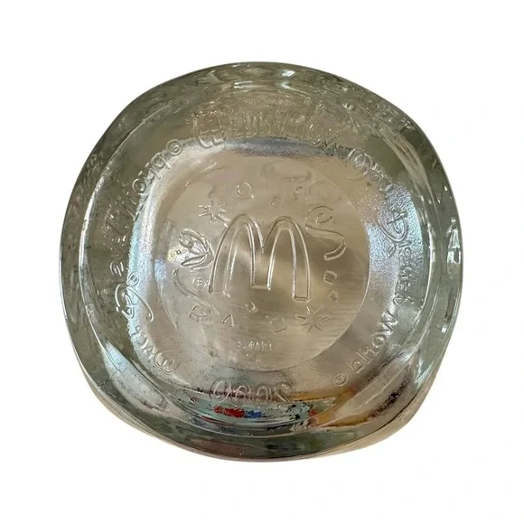 Mickey Mouse Walt Disney World Parks 3D Square Cups 2000 McDonalds Glass - Picture 10 of 10